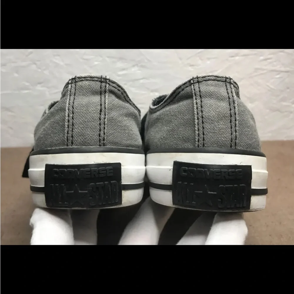 Converse Women's Sneakers Gray Canvas Low Top Size 5 Shoes Chuck Taylor Chucks